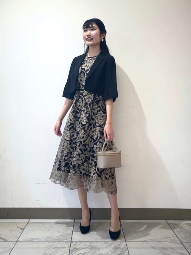 ANAYI | アートフラワーエンブロイダリーワンピース | Rakuten Fashion