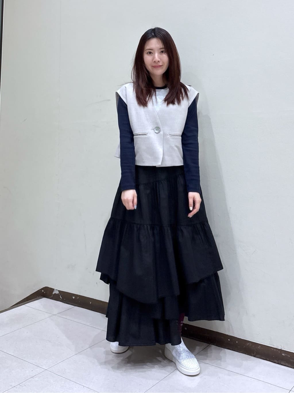 HeRIN.CYEのBox vestを使ったコーディネートを紹介します。｜Rakuten Fashion(楽天ファッション／旧楽天ブランドアベニュー)5455914
