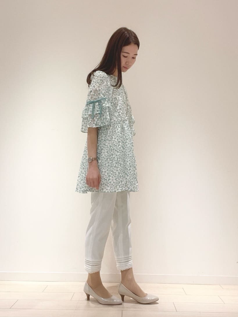 TO BE CHICのジャスミンプリントリボン チュニックを使った