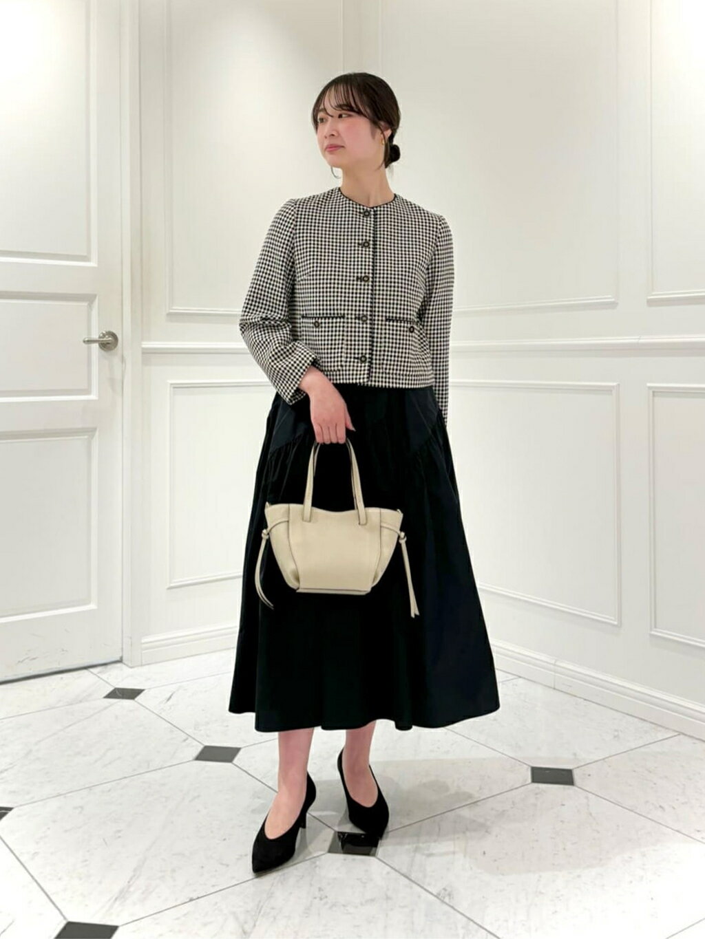 ANAYI | 【セットアップ対応商品】ドビーツイードクルー ジャケット