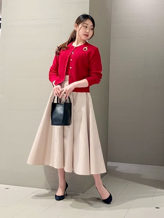 ANAYI | ネップスムースクルーネックカーディガン | Rakuten Fashion