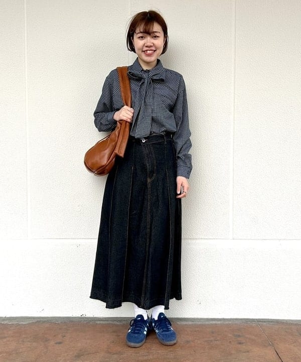 BEAMS HEARTのボウタイ チェック シャツを使ったコーディネートを紹介します。｜Rakuten Fashion(楽天ファッション／旧楽天ブランドアベニュー)5459366