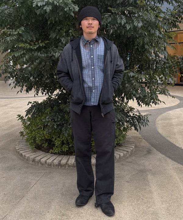 BEAMS HEARTのGMS コットンウラケ ジップパーカーを使ったコーディネートを紹介します。｜Rakuten Fashion(楽天ファッション／旧楽天ブランドアベニュー)5459460
