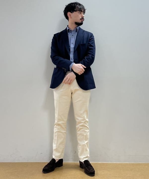 BEAMS HEARTのイージーケア セミワイドカラー シャツを使ったコーディネートを紹介します。｜Rakuten Fashion(楽天ファッション／旧楽天ブランドアベニュー)5459483