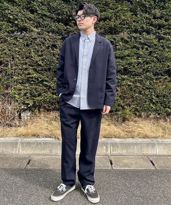 BEAMS HEARTのコーヒー刺繍 クールタッチ ロングスリーブ シャツ(接触冷感)を使ったコーディネートを紹介します。｜Rakuten Fashion(楽天ファッション／旧楽天ブランドアベニュー)5459522