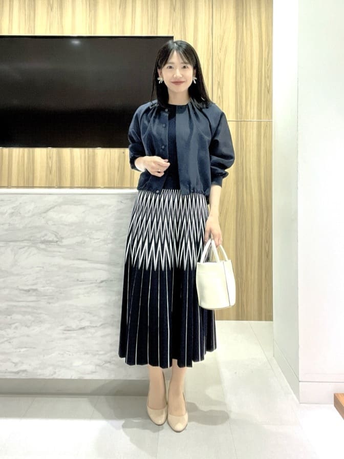ANAYI | ハードオーガンジーノーカラーブルゾン | Rakuten Fashion