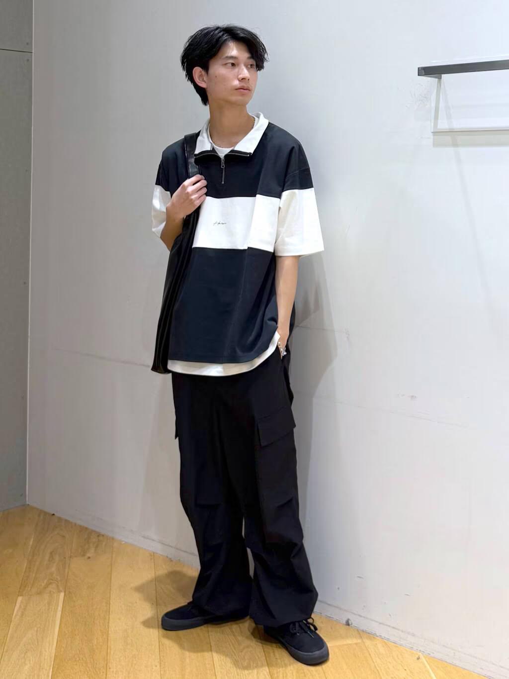 LAKOLEのパネルハーフZIPロゴTを使ったコーディネートを紹介します。｜Rakuten Fashion(楽天ファッション／旧楽天ブランドアベニュー)5471154