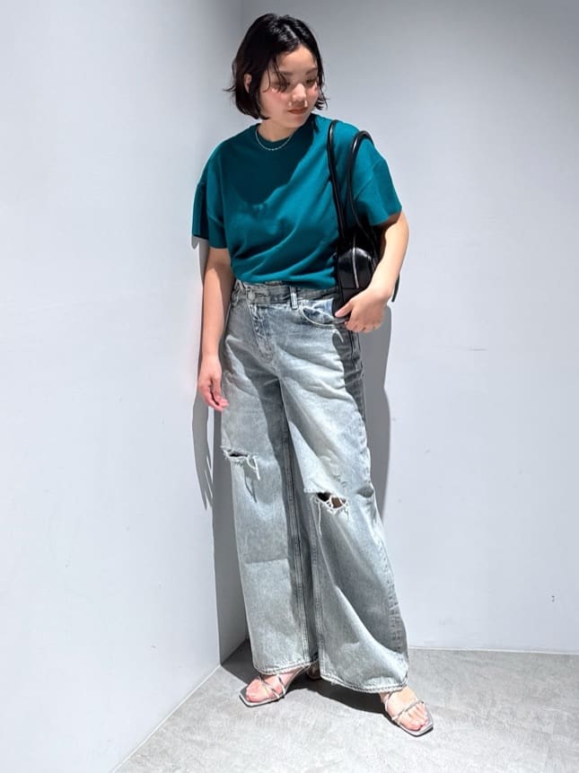 AZUL by moussyのAZUL DENIM ダメージラップデニムを使った