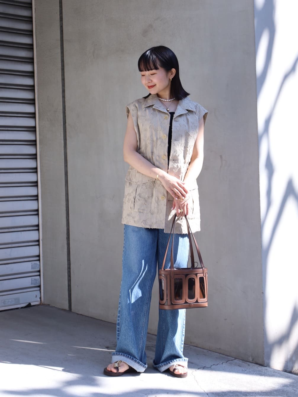 【新品】TOMORROWLAND　MACPHEE ジレ TOMORROWLAND | メッシュカットジャカード ジレ | Rakuten Fashion