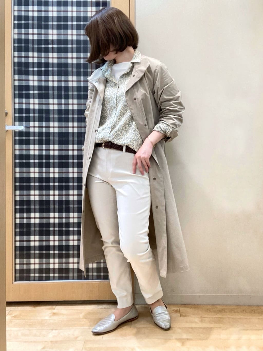 ニューヨーカー様 NEWYORKER | ストレッチダブルクロス テーパードパンツ | Rakuten