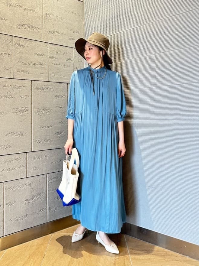 UNITED ARROWS LTD. OUTLET | サテン ギャザー ショートスリーブ