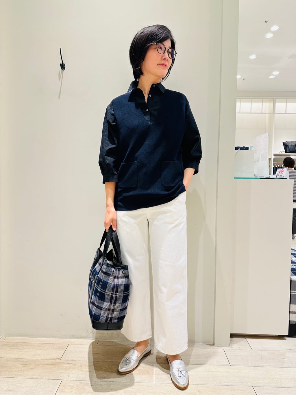 TCサッカー タックスリーブ7分袖シャツ NEWYORKER｜TCサッカー タックスリーブ7分袖シャツ | Rakuten