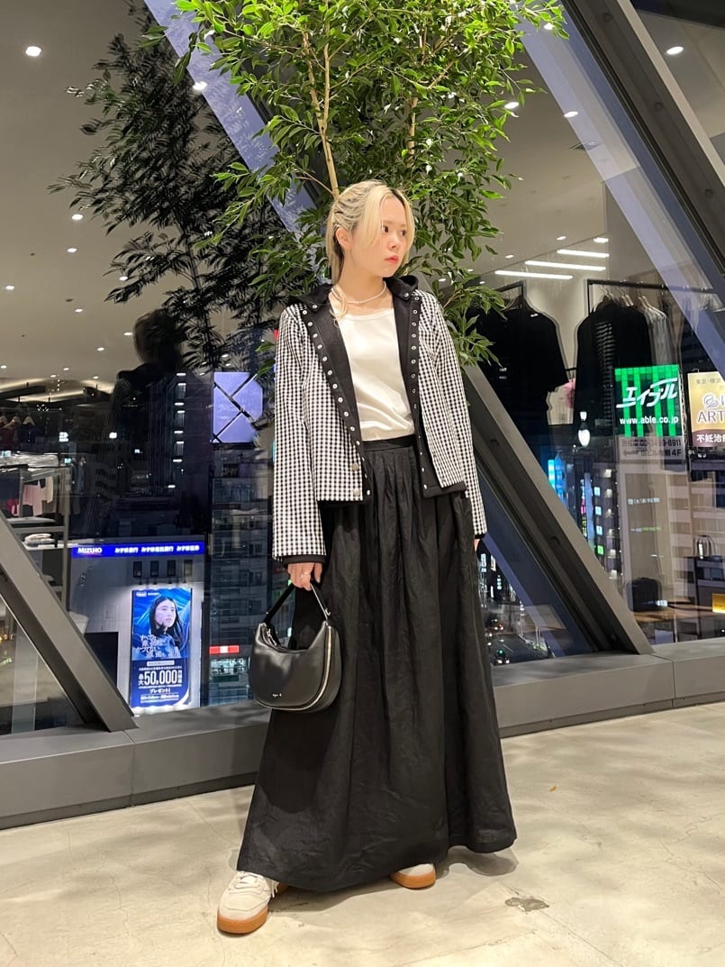 agnes b. | リネン ロングスカート 