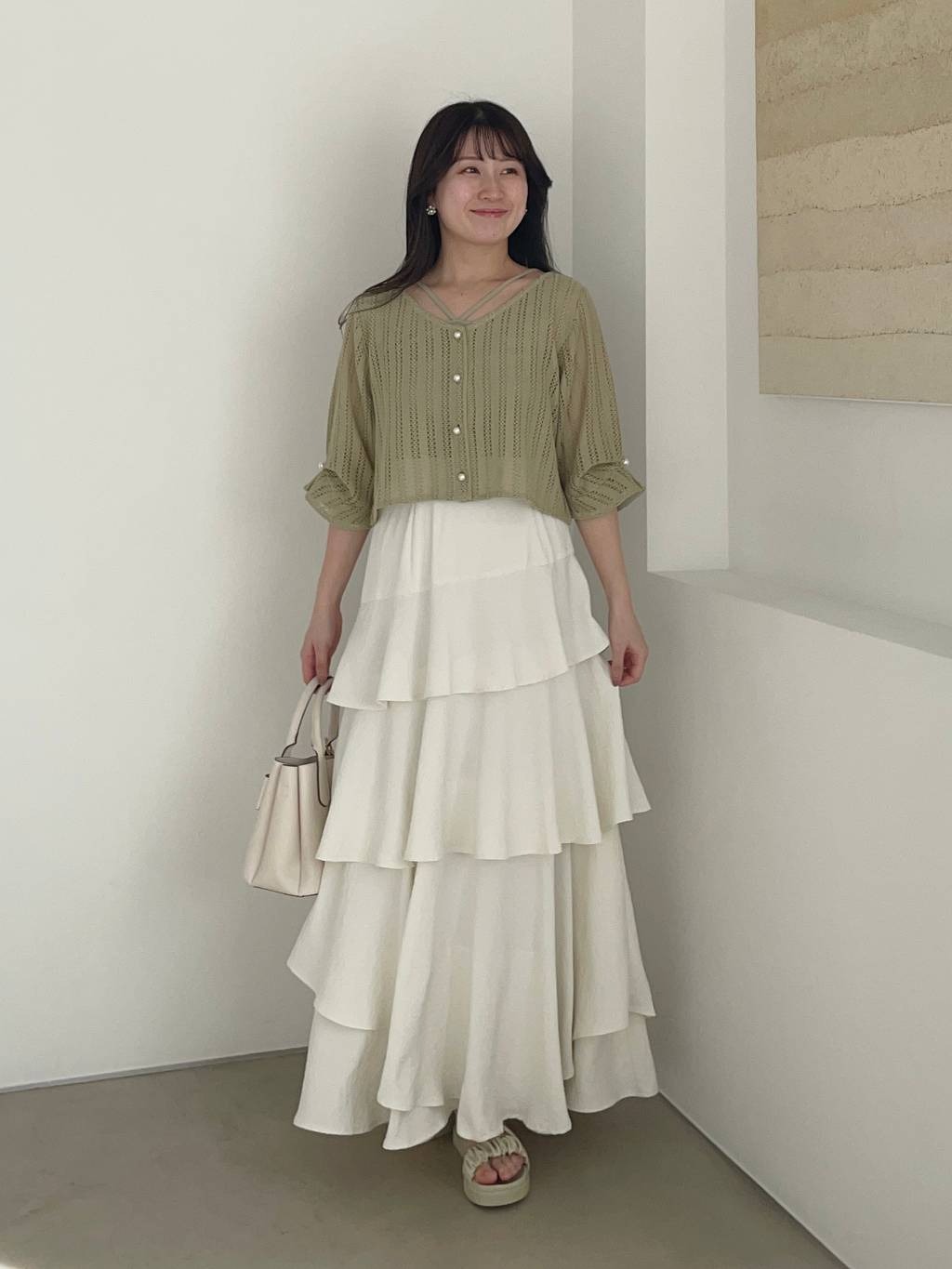 mysty womanのリボンモチーフバッグを使ったコーディネートを紹介します。｜Rakuten Fashion(楽天ファッション／旧楽天ブランドアベニュー)5483578