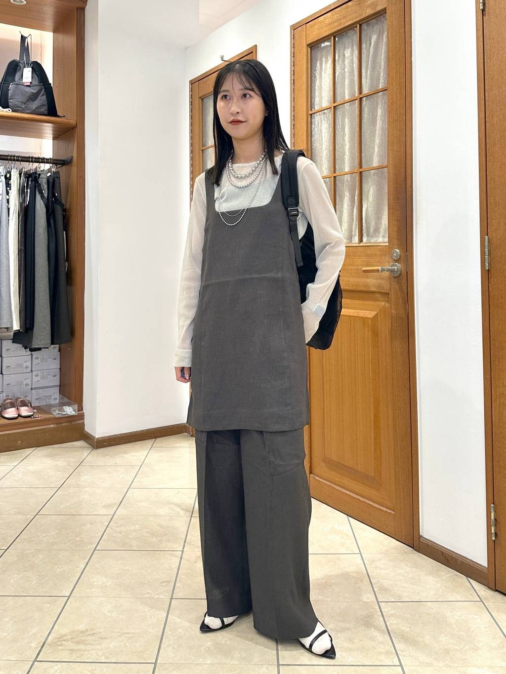 LOWRYS FARM | ホップサックワイドパンツ | Rakuten Fashion(楽天