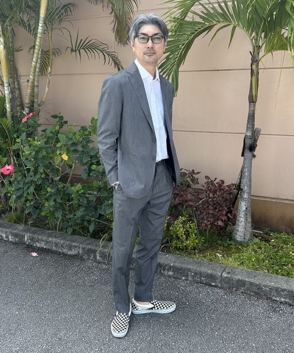 BEAMS HEARTのBEAMS HEART ビームスハート SOLOTEX(R) 麻混 ジャケット メンズ ｜ ソロテックス(R) リネン混 軽量 ストレッチ 2ボタン ｜ 春夏 きれいめ カジュアル ビジネス アウター 日本製生地 ブルー グレーを使ったコーディネートを紹介します。｜Rakuten Fashion(楽天ファッション／旧楽天ブランドアベニュー)5492467