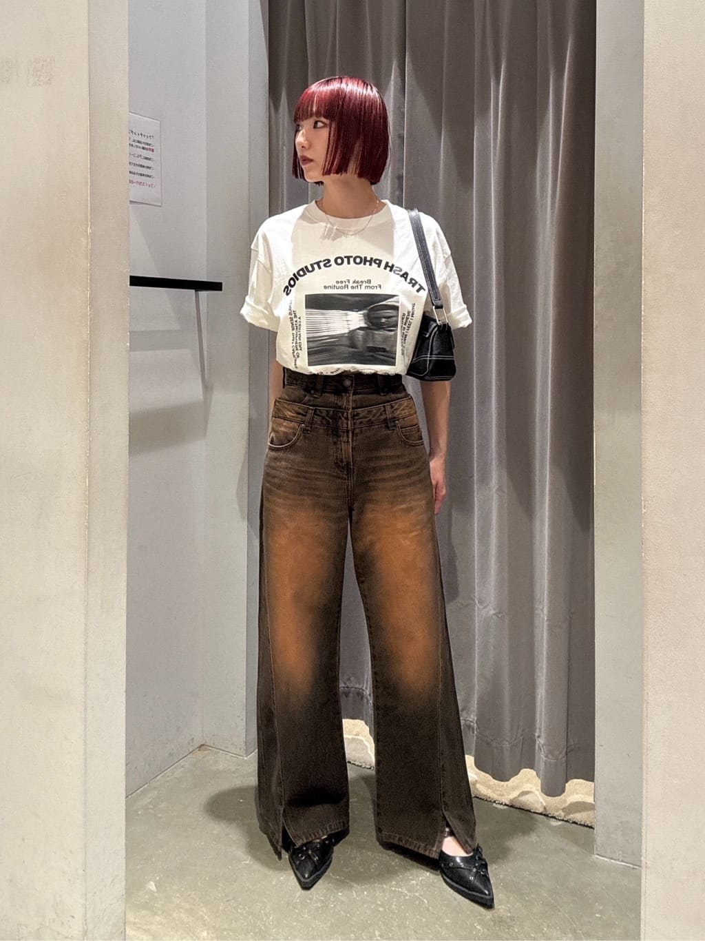 SLYのPOINTED TOE BELT サンダルを使ったコーディネート