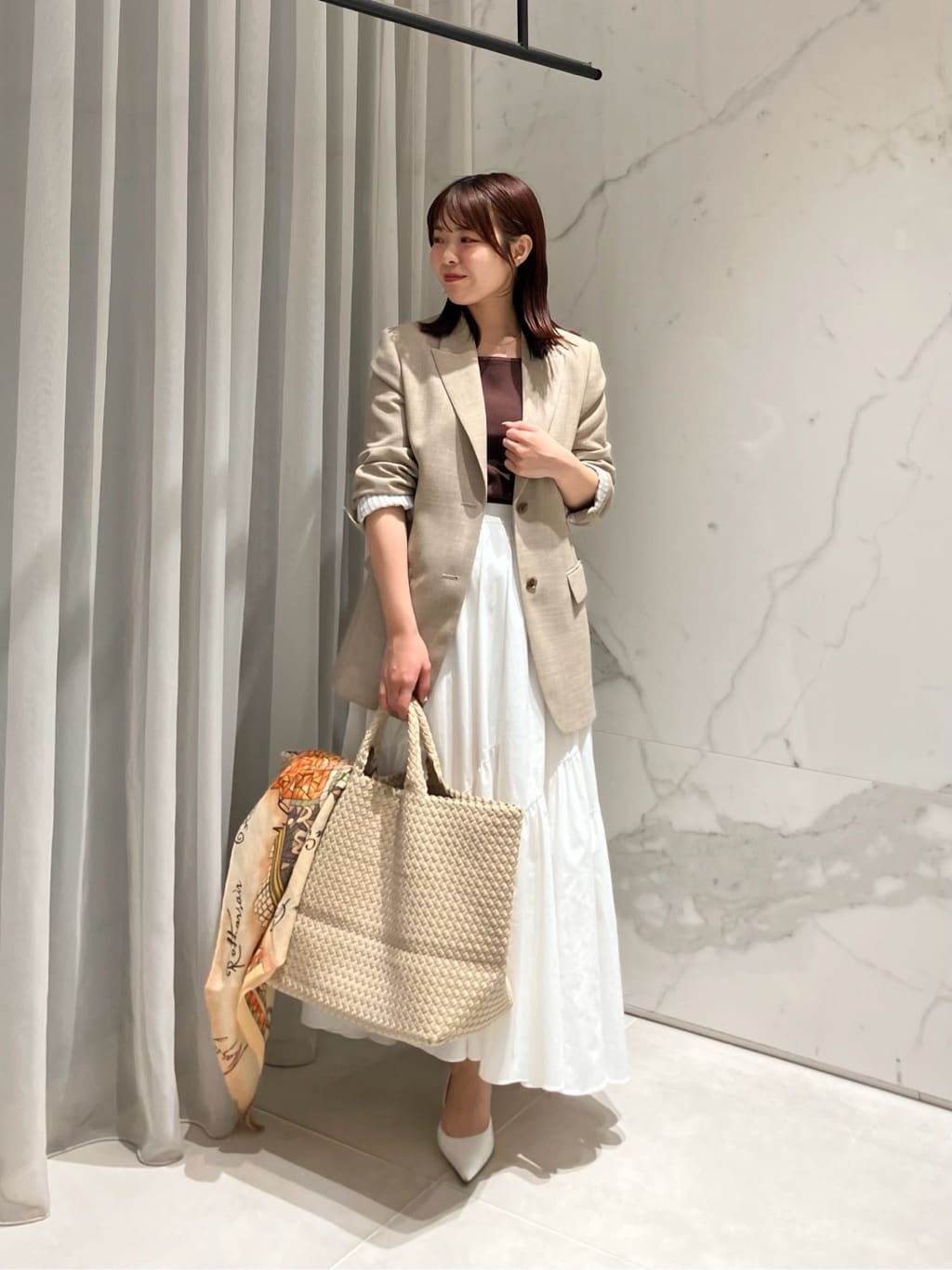 allurevilleの◇【LOULOU WILLOUGHBY】スクエアタンクを使った allurevilleの◇【LOULOU WILLOUGHBY】スクエアタンクを使った