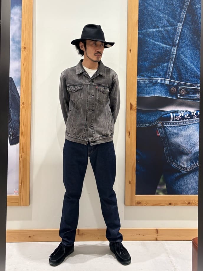 Levi's｜トラッカージャケット ブラック ROUND MIDNIGHT