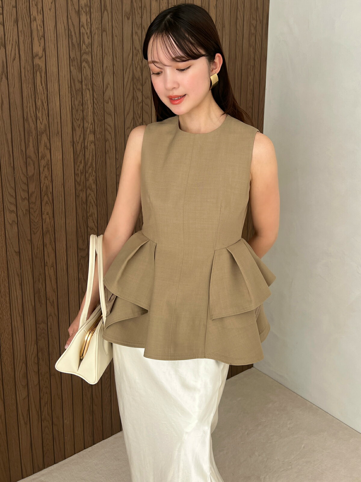 anuans | オブジェクトフレアトップス | Rakuten Fashion(楽天