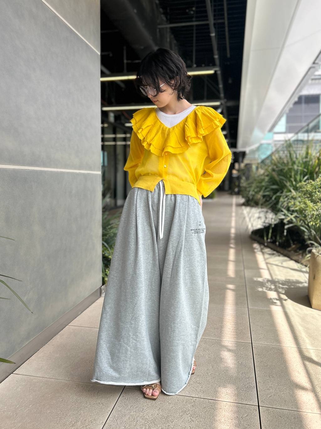 Curensology | ラッフルニットカーディガン | Rakuten Fashion(楽天