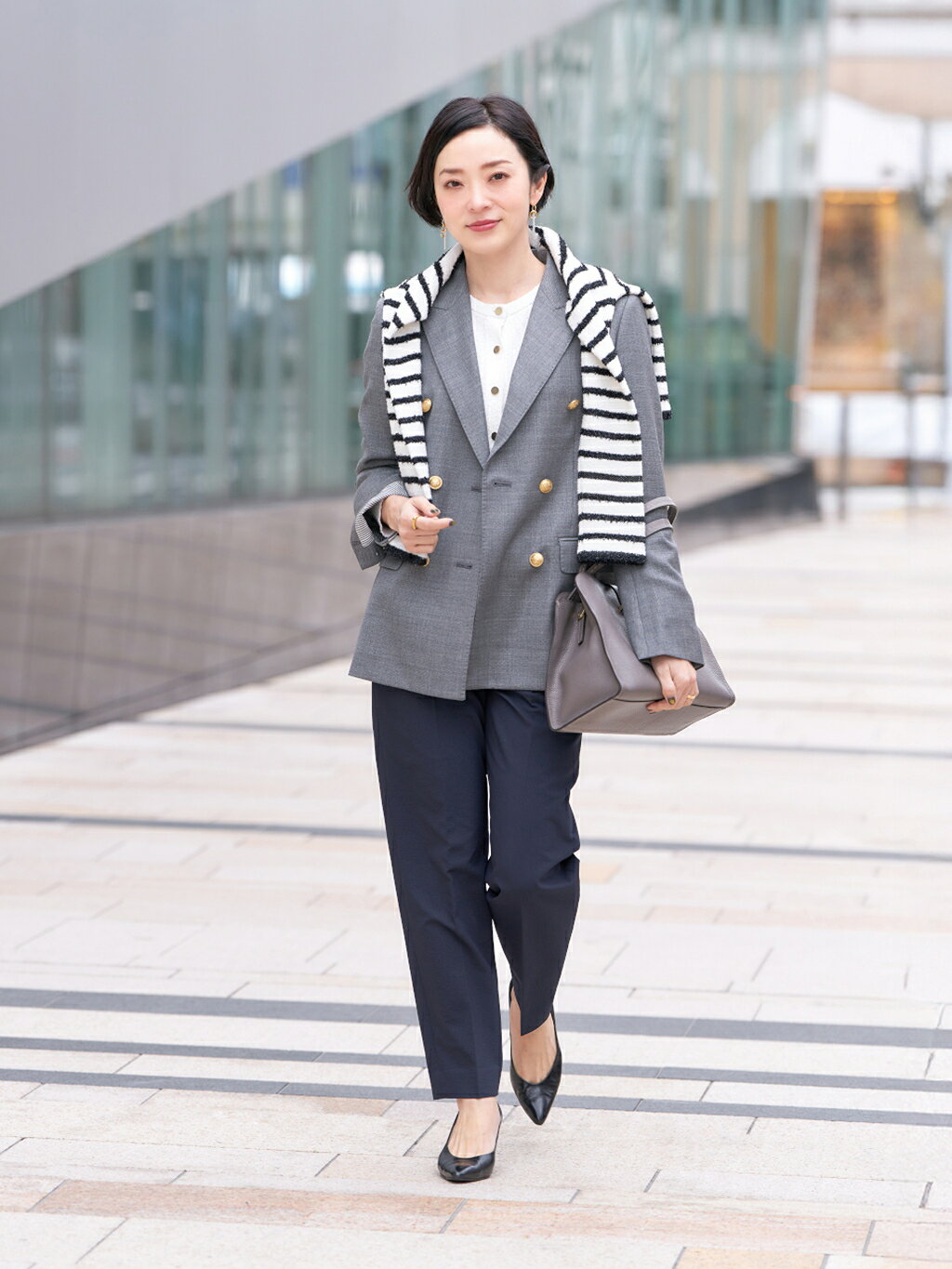 ANAYI | ネップスムースクルーネックカーディガン | Rakuten Fashion