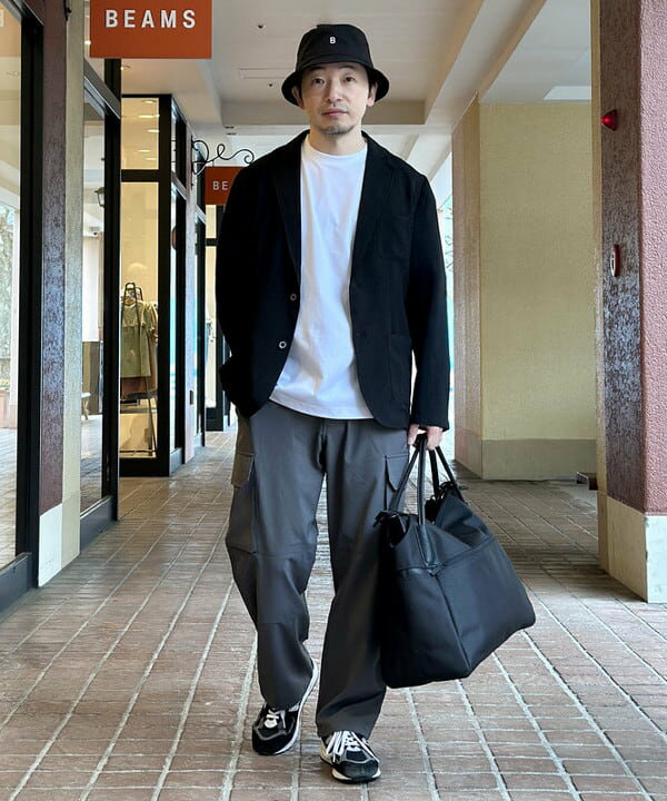 BEAMS HEARTのポリメランジ ジャケット (吸水速乾)を使ったコーディネートを紹介します。｜Rakuten Fashion(楽天ファッション／旧楽天ブランドアベニュー)5514445