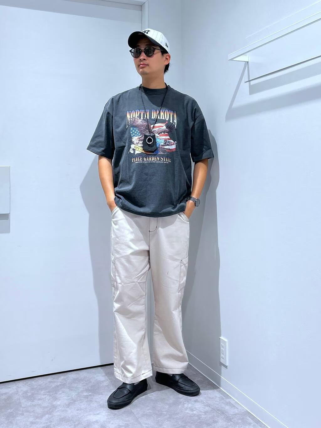 LAKOLEのヴィンテージライク半袖Tを使ったコーディネートを紹介します。｜Rakuten Fashion(楽天ファッション／旧楽天ブランドアベニュー)5519842