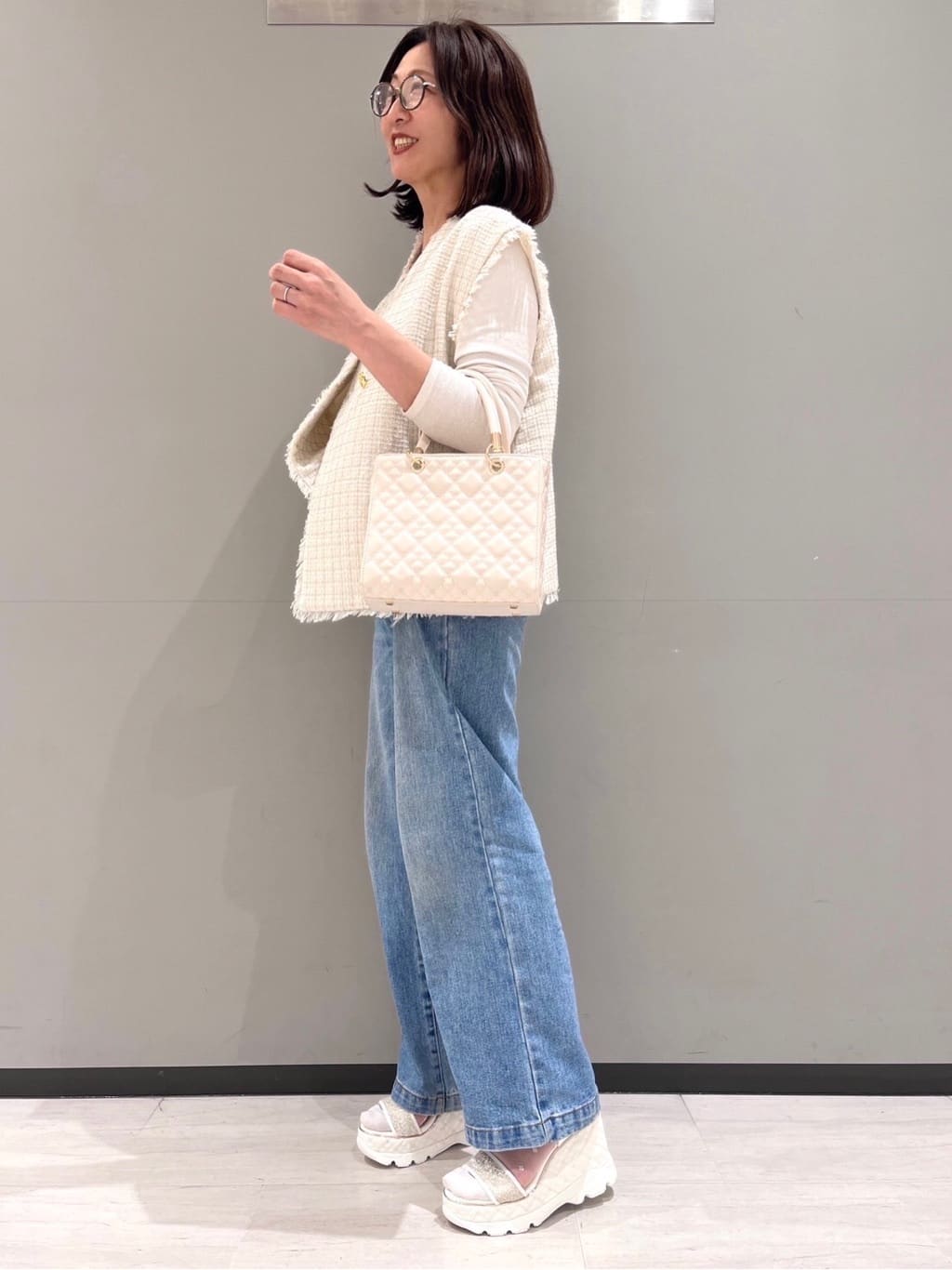 ESPERANZAの◆キルティングウェッジソールスポサンを使ったコーディネートを紹介します。｜Rakuten Fashion(楽天ファッション／旧楽天ブランドアベニュー)5523014