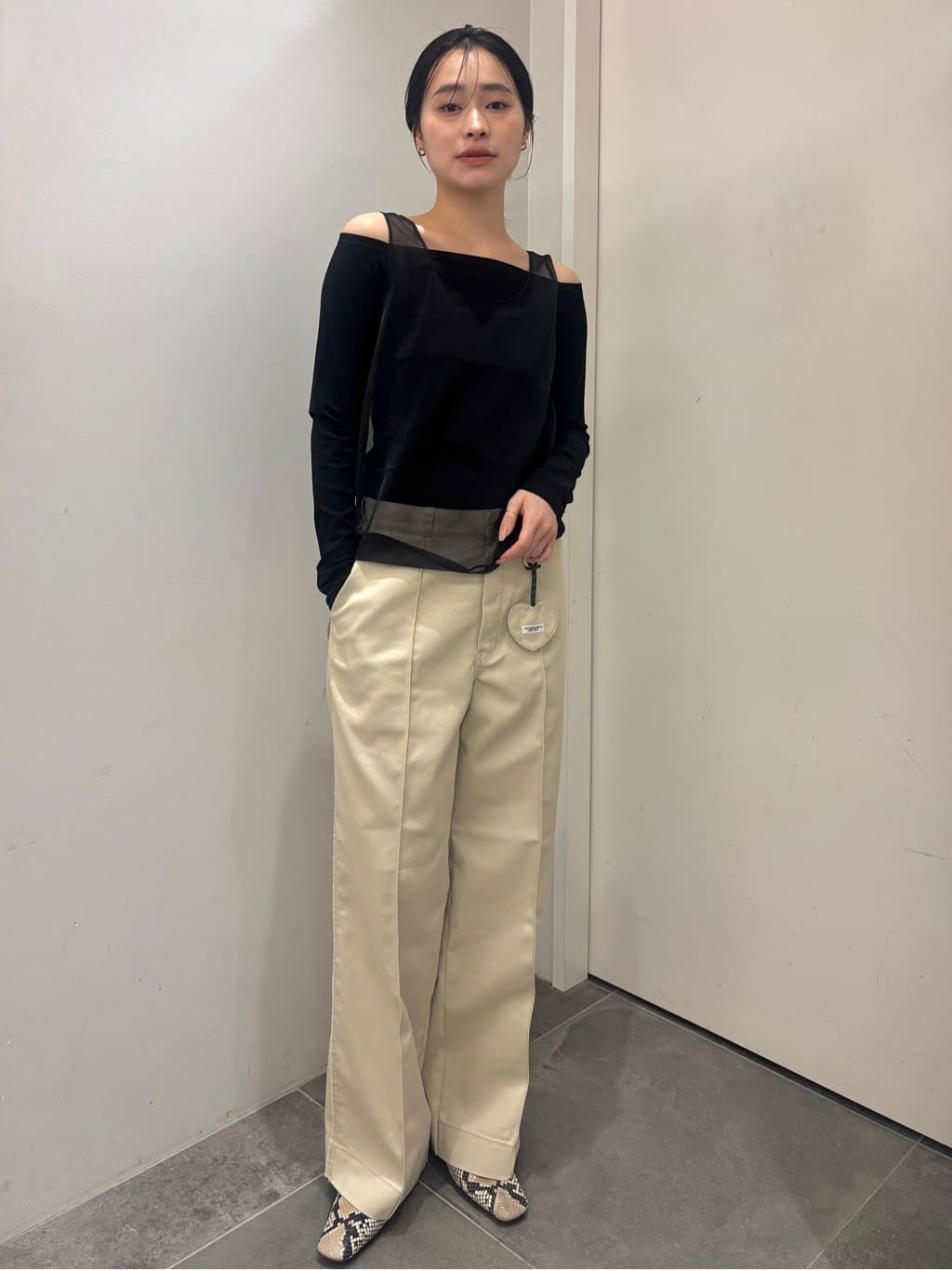 Plage JANE SMITH 別注 OFF SHOULDER プルオーバー Plage JANE SMITH 別注 OFF SHOULDER プルオーバー