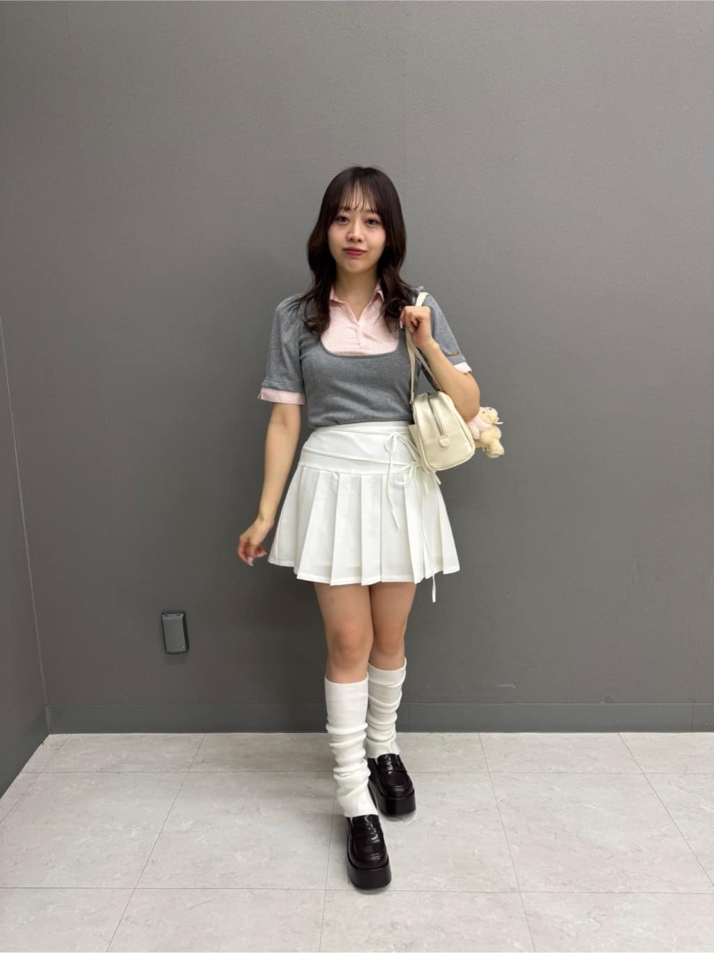 𝐀𝐤𝐚𝐧𝐞 | このふわふわ感とシアー感がすごくすき🤍 リボン前