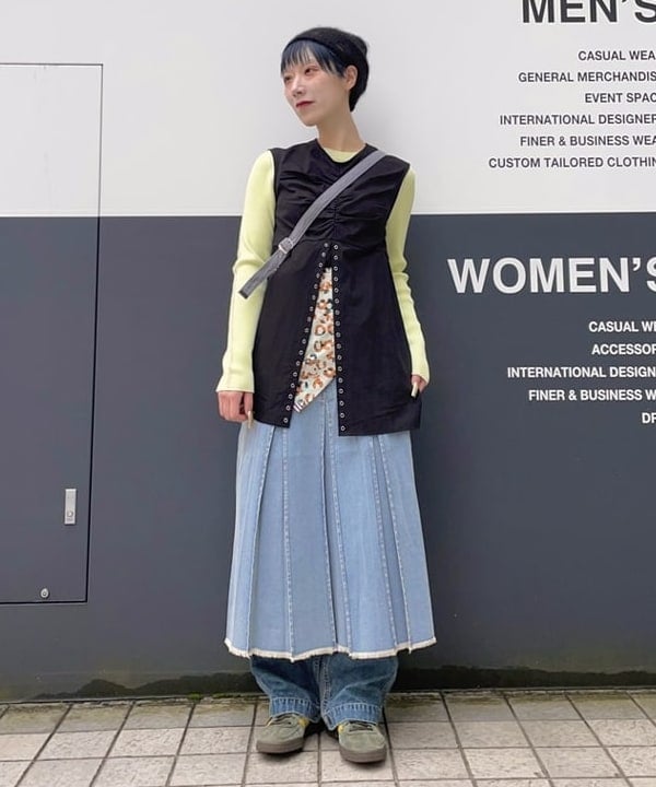 tシャツ RBS / リングドット スリット ノースリーブ レディース Ray BEAMS tシャツ RBS / リングドット スリット ノースリーブ