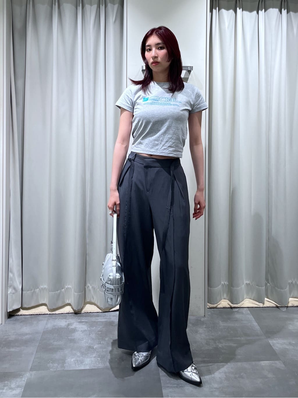 SLYのPOINTED TOE BELT サンダルを使ったコーディネート