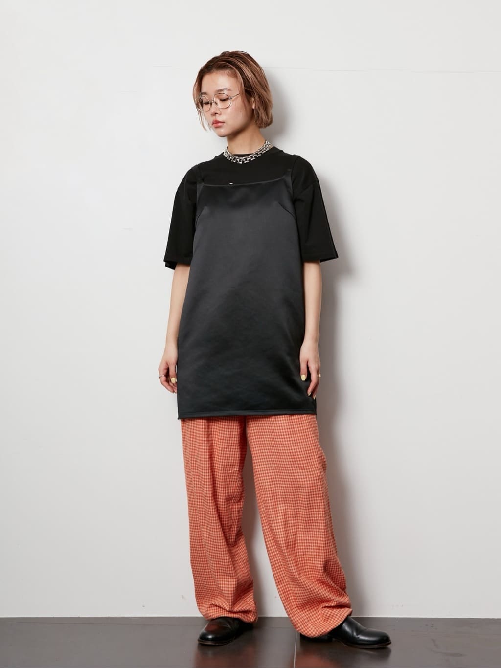 CITYSHOPの《予約》HEAVY SATIN MINI DRESS:ワンピースを使った