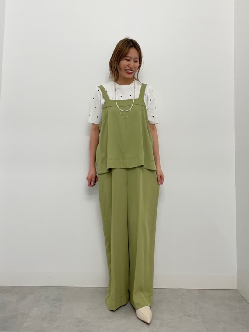 Vinのレイヤードライクオールインワンを使ったコーディネートを紹介します。｜Rakuten Fashion(楽天ファッション／旧楽天ブランドアベニュー)5530873