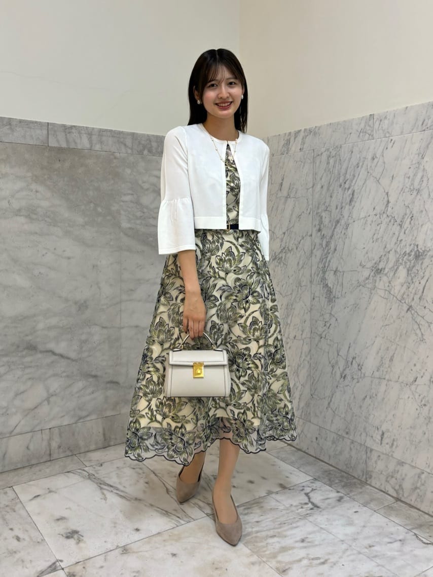 ANAYI | アートフラワーエンブロイダリーワンピース | Rakuten Fashion