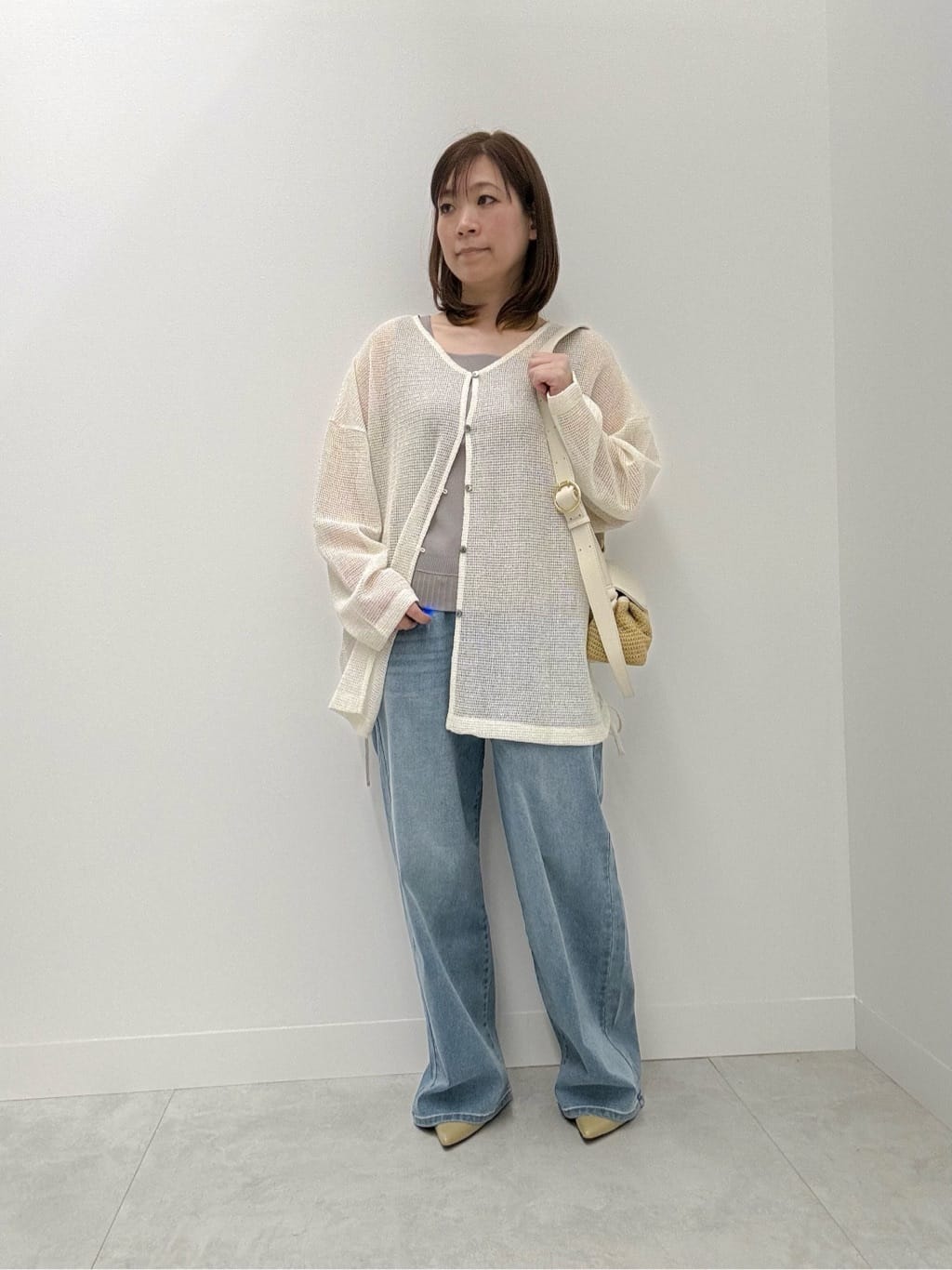 Vinの2WAYニットタンクトップを使ったコーディネートを紹介します。｜Rakuten Fashion(楽天ファッション／旧楽天ブランドアベニュー)5533481