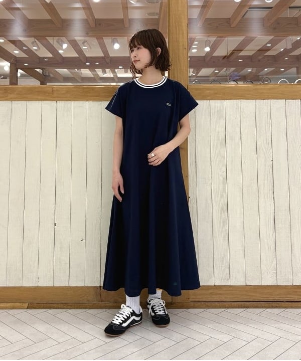 【LACOSTE】カノコ ワンピース LACOSTE ワンピース 「別注」LACOSTE / カノコ クルーネック