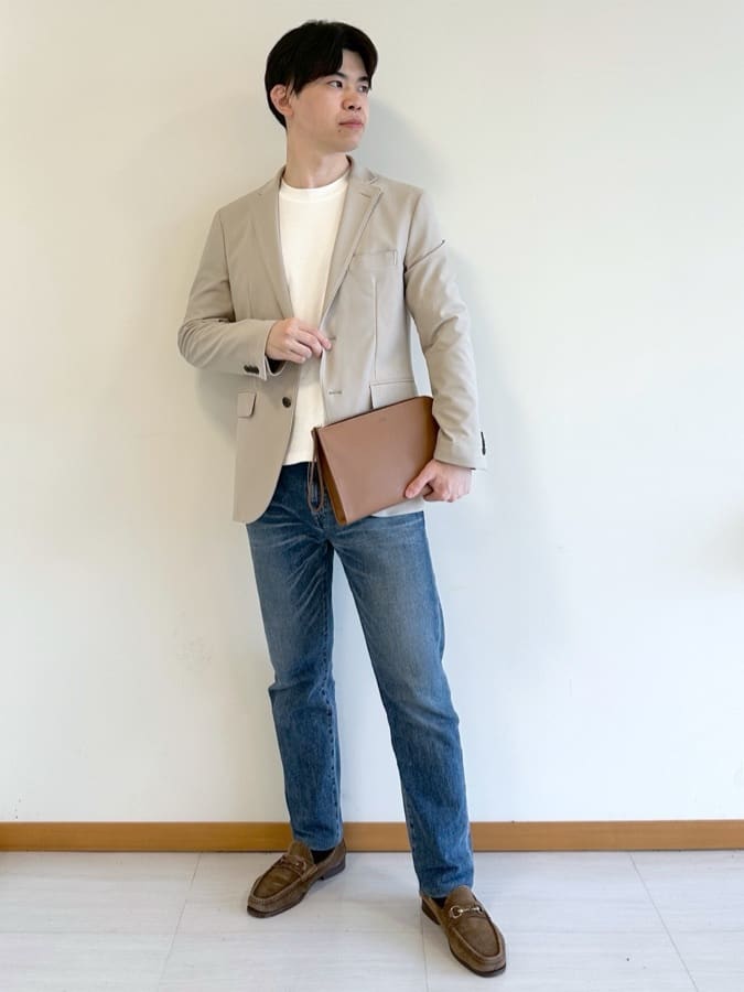 TAKEO KIKUCHIの【360°ストレッチ/セットアップ対応】None Of Stress ジャケットを使ったコーディネートを紹介します。｜Rakuten Fashion(楽天ファッション／旧楽天ブランドアベニュー)5535682