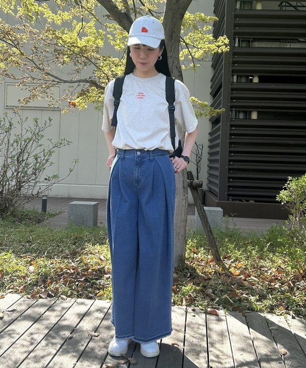 BEAMS HEARTのサガラ刺繍 B-HEARTロゴ キャップを使ったコーディネートを紹介します。｜Rakuten Fashion(楽天ファッション／旧楽天ブランドアベニュー)5537890