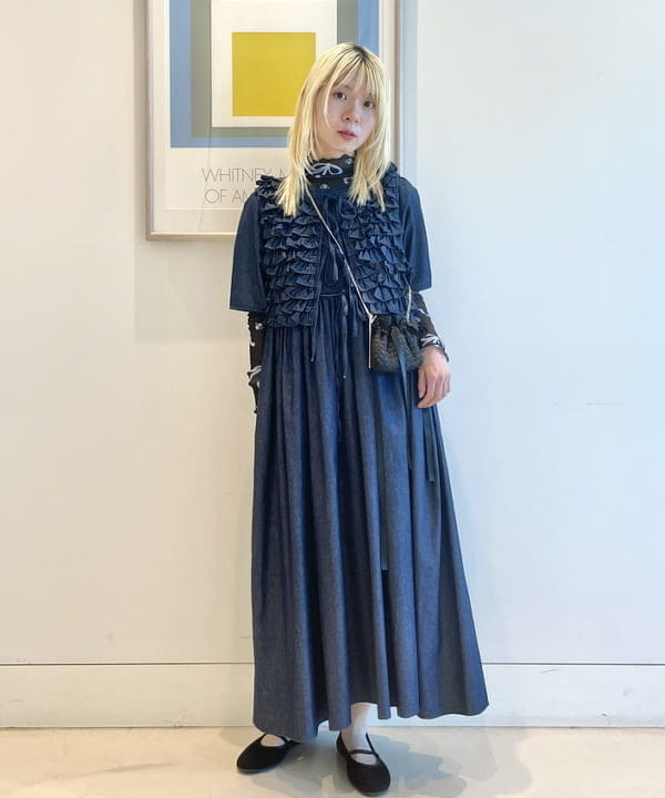 CAROLINA GLASER | リボンプリント ロングスリーブ カットソー 旅行