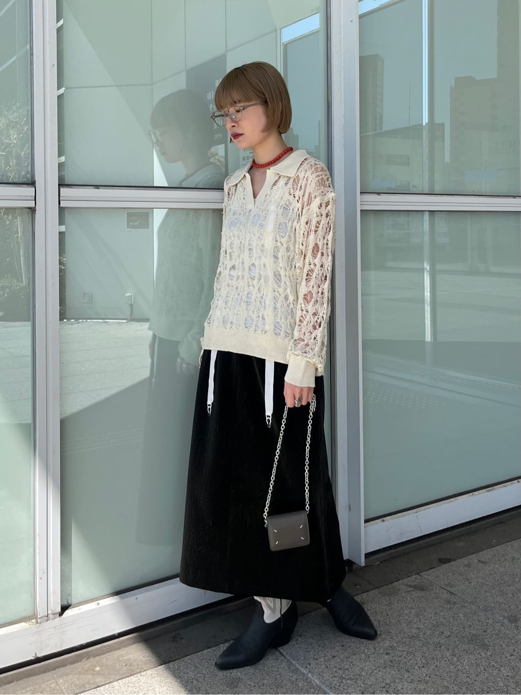 CITYSHOPのoverneath 別注 Garter Tank 072:タンクトップを使っ