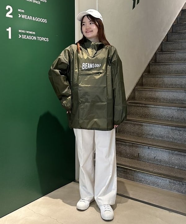 BEAMS GOLFの＜UNISEX＞BEAMS GOLF / 撥水 パッカブル アノラック レイン パーカー ｜ レインウェア アウトドア
