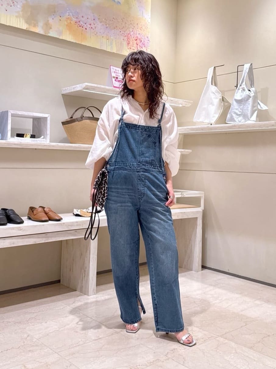 GALLARDAGALANTEのガーゼ比翼ブラウスを使ったコーディネート