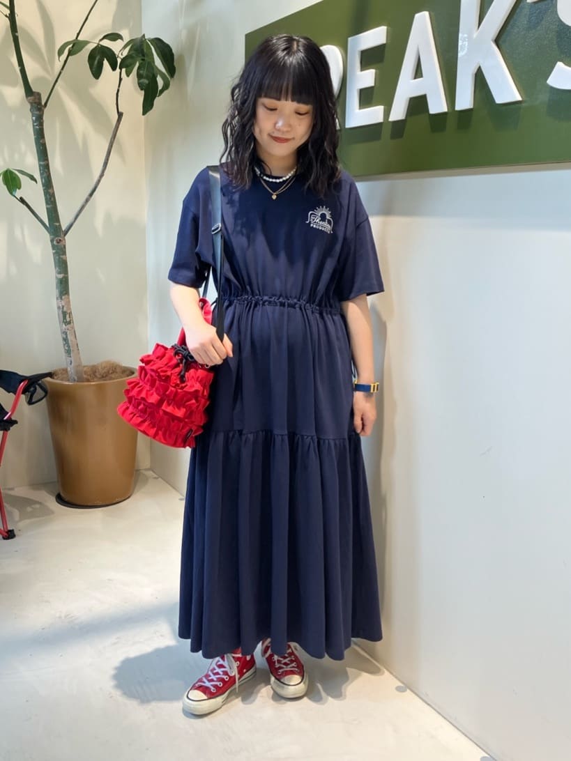 FREAK'S STOREの別注 ワンポイント ウエストコードティアード