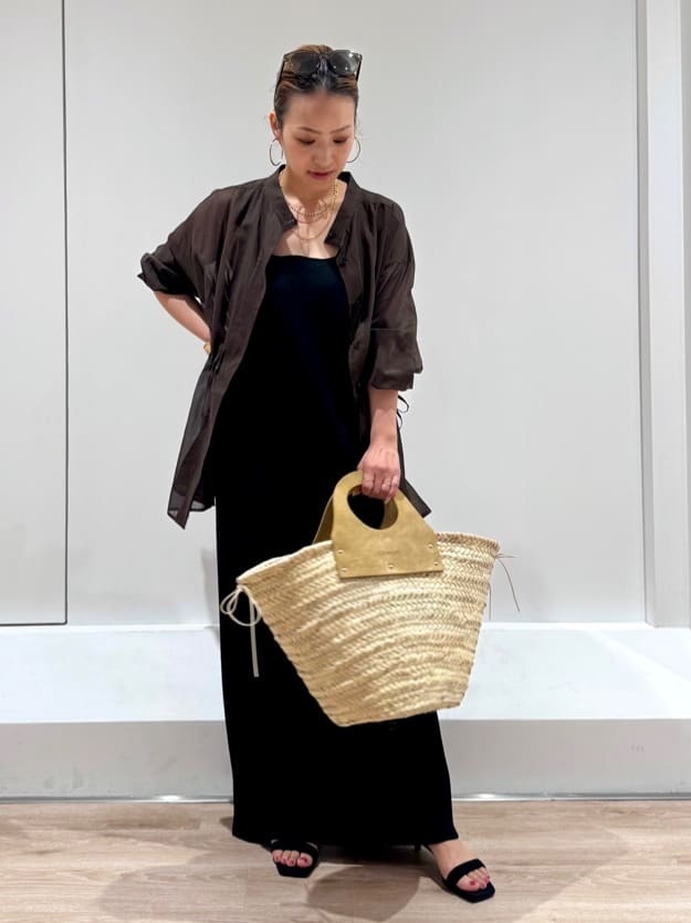 1er Arrondissementのミラノリブタンクワンピースを使ったコーディネートを紹介します。｜Rakuten Fashion(楽天ファッション／旧楽天ブランドアベニュー)5551209