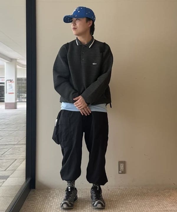 BEAMS HEARTのサークル 刺繍 ナップサックを使ったコーディネートを紹介します。｜Rakuten Fashion(楽天ファッション／旧楽天ブランドアベニュー)5551414