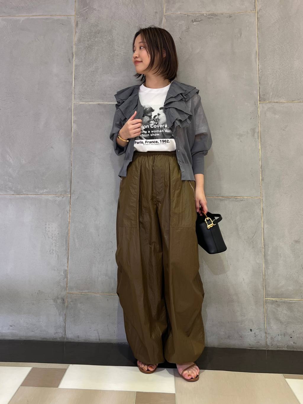 Curensology | ラッフルニットカーディガン | Rakuten Fashion(楽天