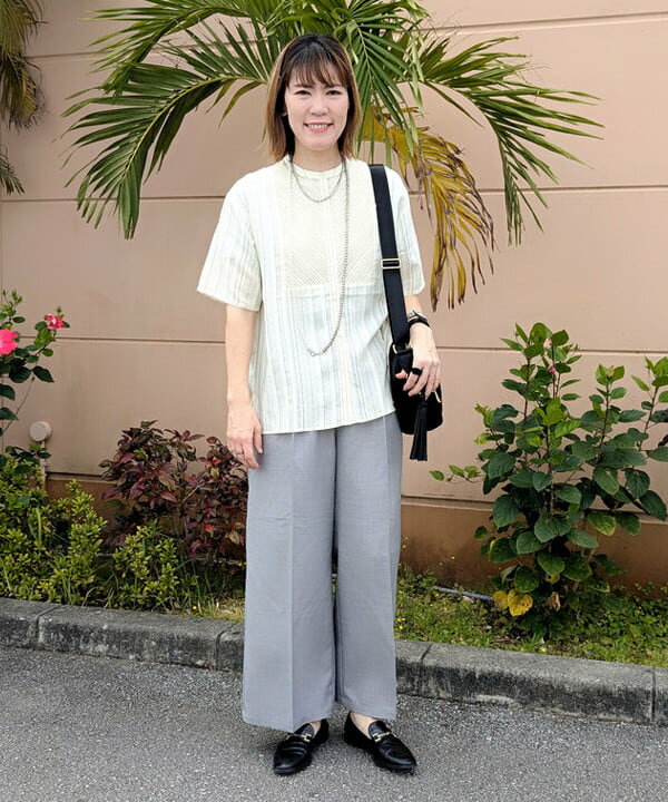 BEAMS HEARTのフリンジ ショルダーバッグ 25AW レディース オンオフ兼用 ポケット付き 合皮 ギフトを使ったコーディネートを紹介します。｜Rakuten Fashion(楽天ファッション／旧楽天ブランドアベニュー)5555398