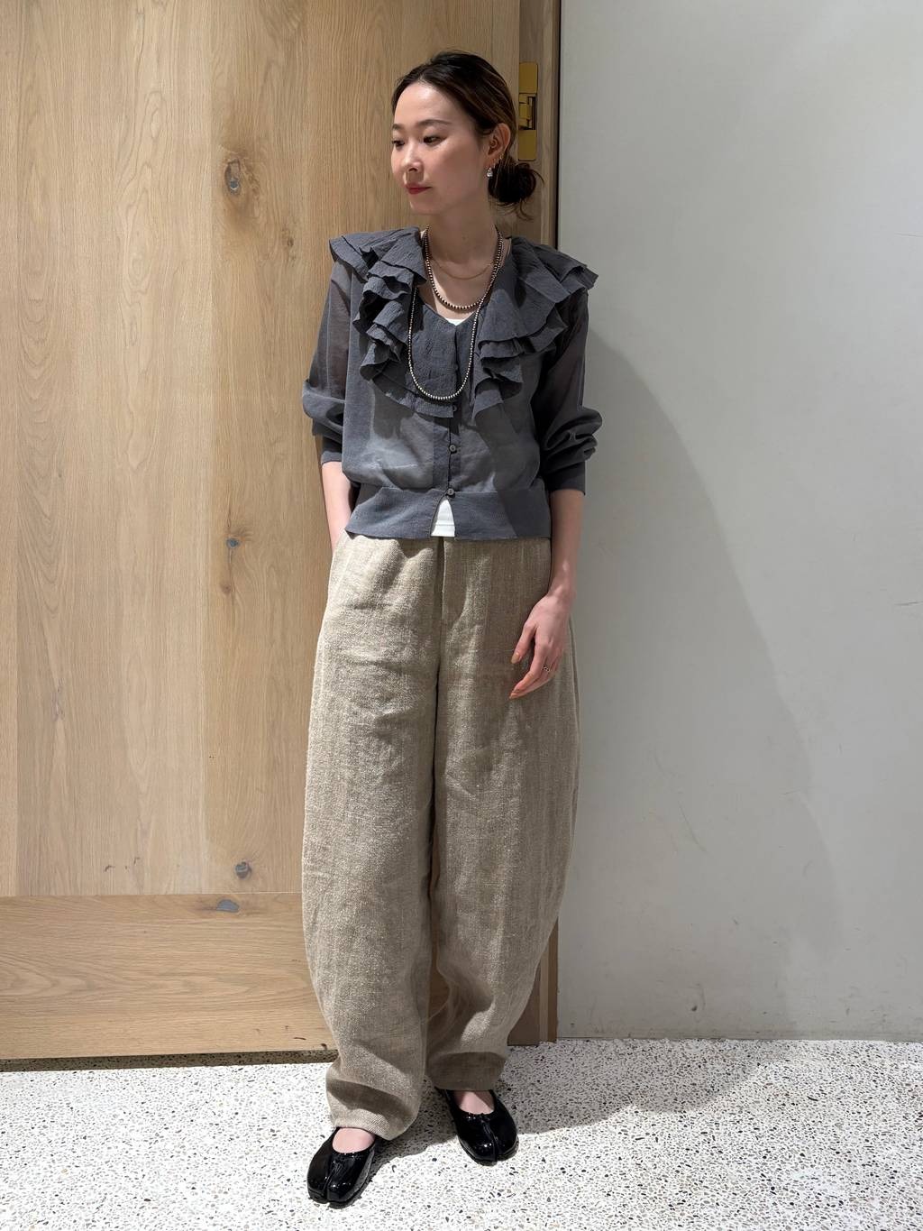 Curensology | ラッフルニットカーディガン | Rakuten Fashion(楽天